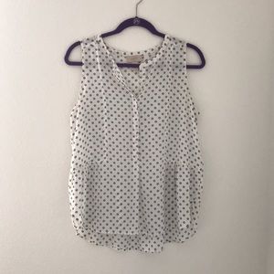 LOFT sleeveless blouse